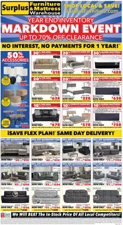 Surplus Furniture catalogue in Victoria BC | Up to 70 % off | 2025-12-09T00:00:00.000Z - 2025-12-21T00:00:00.000Z