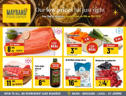 Mayrand catalogue in Clarence-Rockland ON | Mayrand flyer | 2025-12-10T00:00:00.000Z - 2025-12-16T00:00:00.000Z