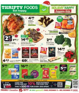 Thrifty Foods catalogue in Clarence-Rockland ON | Exclusive deals and bargains | 2025-12-11T00:00:00.000Z - 2025-12-17T00:00:00.000Z