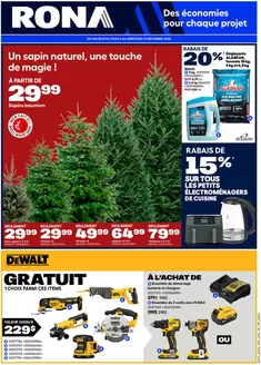 RONA catalogue in Courtenay | Un sapin naturel, une touche de magie! | 2025-12-10T00:00:00.000Z - 2025-12-17T00:00:00.000Z