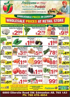 Fruiticana catalogue in Buffalo Narrows SK | Top deals and discounts | 2025-12-12T00:00:00.000Z - 2025-12-17T00:00:00.000Z