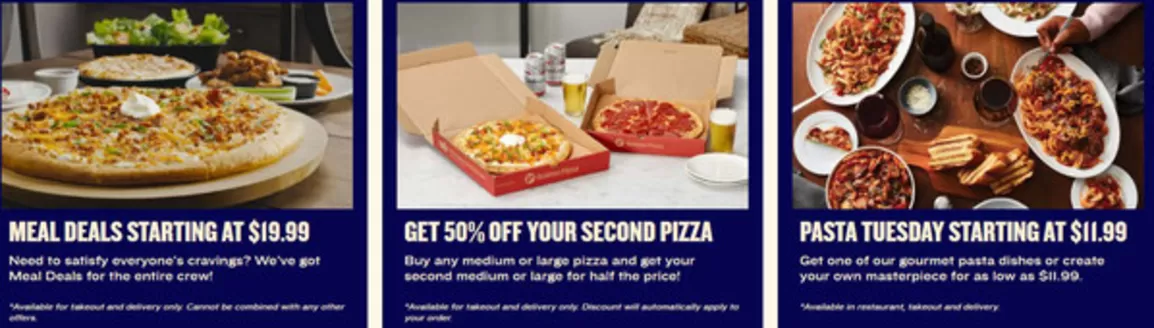 Boston Pizza catalogue in Milton | Meal deals | 2025-12-16T00:00:00.000Z - 2025-12-30T00:00:00.000Z