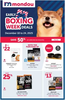 Mondou catalogue in Montreal | Flyer | 2025-12-18T00:00:00.000Z - 2025-12-24T00:00:00.000Z