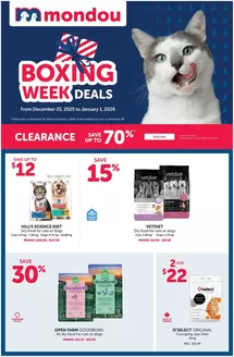 Mondou catalogue in Saint-Joseph-de-Beauce | Flyer | 2025-12-25T00:00:00.000Z - 2026-01-01T00:00:00.000Z