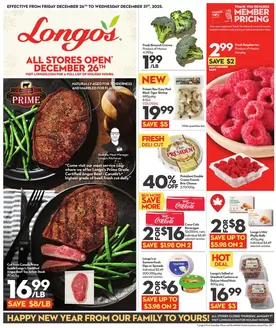 Longo's catalogue in Brampton | Weekly Flyer | 2025-12-26T00:00:00.000Z - 2025-12-31T00:00:00.000Z