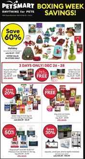 Petsmart catalogue in Pembroke | Petsmart Weekly ad | 2025-12-26T00:00:00.000Z - 2026-01-04T00:00:00.000Z