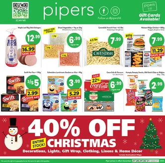Pipers catalogue in Scarborough | Flyer Pipers | 2025-12-27T00:00:00.000Z - 2025-12-31T00:00:00.000Z