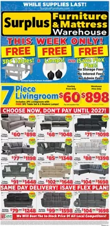 Surplus Furniture catalogue in Surrey | Hot deals | 2025-12-29T00:00:00.000Z - 2026-01-04T00:00:00.000Z