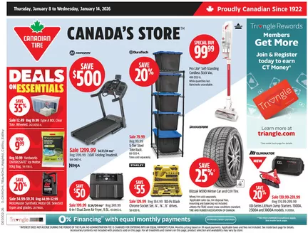 Canadian Tire catalogue in Calgary | Our best bargains | 2026-01-08T00:00:00.000Z - 2026-01-14T00:00:00.000Z