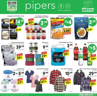 Pipers catalogue in Mississauga | Weekly flyer  | 2026-01-08T00:00:00.000Z - 2026-01-14T00:00:00.000Z