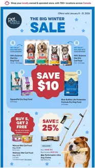 Petvalu catalogue in Owen Sound | The big winter sale  | 2026-01-09T00:00:00.000Z - 2026-01-21T00:00:00.000Z