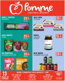 Pomme Natural Market catalogue in Owen Sound | Monthly flyer  | 2026-01-09T00:00:00.000Z - 2026-02-04T00:00:00.000Z