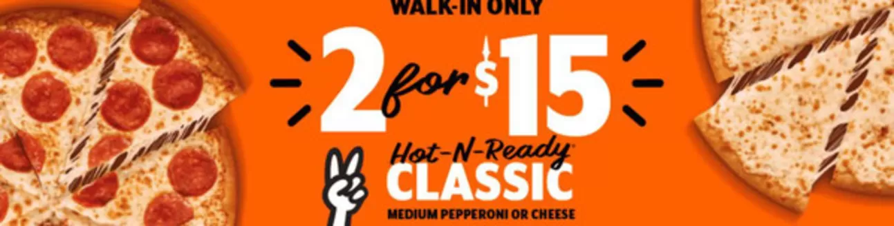 Little Caesars catalogue in Lakeshore | 2 for 12 $ | 2026-01-13T00:00:00.000Z - 2026-01-27T00:00:00.000Z