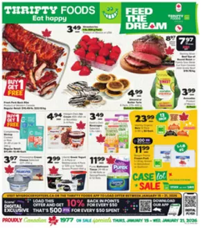 Thrifty Foods catalogue in Toronto | Our best offers for you | 2026-01-15T00:00:00.000Z - 2026-01-21T00:00:00.000Z