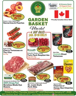 The Garden Basket catalogue in Belleville | Weekly flyer  | 2026-01-15T00:00:00.000Z - 2026-01-21T00:00:00.000Z
