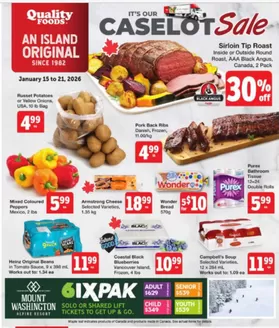 Quality Foods catalogue in Elliot Lake | It's our caselot sale | 2026-01-16T00:00:00.000Z - 2026-01-21T00:00:00.000Z
