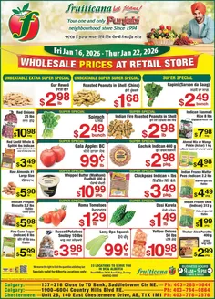 Fruiticana catalogue in Kelowna | Discounts and promotions | 2026-01-16T00:00:00.000Z - 2026-01-22T00:00:00.000Z