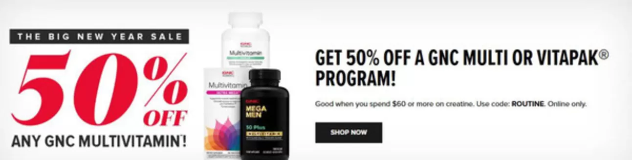 GNC catalogue in Edmonton | 50 % off  | 2026-01-19T00:00:00.000Z - 2026-02-16T00:00:00.000Z