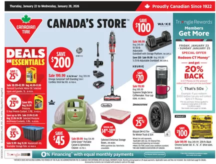 Canadian Tire catalogue in Lashburn | Discover attractive offers | 2026-01-22T00:00:00.000Z - 2026-01-28T00:00:00.000Z