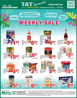 T&T Supermarket catalogue in Port au Choix | New offers to discover | 2026-01-23T00:00:00.000Z - 2026-02-05T00:00:00.000Z