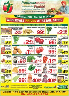 Fruiticana catalogue in Kelowna | Current special promotions | 2026-01-23T00:00:00.000Z - 2026-01-29T00:00:00.000Z