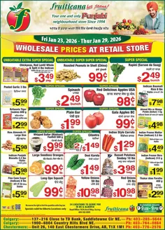 Fruiticana catalogue in Kelowna | Exclusive deals for our customers | 2026-01-23T00:00:00.000Z - 2026-01-29T00:00:00.000Z