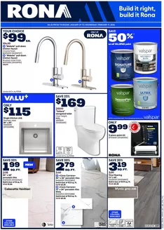 RONA catalogue in Baie-Comeau | Offers for bargain hunters | 2026-01-29T00:00:00.000Z - 2026-02-11T00:00:00.000Z