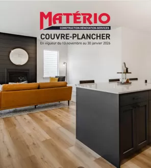 Matério catalogue in Burlington | Couvre-plancher | 2026-01-28T00:00:00.000Z - 2026-01-30T00:00:00.000Z