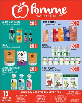 Pomme Natural Market catalogue in Ottawa | Monthly specials flyer | 2026-02-05T00:00:00.000Z - 2026-02-28T00:00:00.000Z
