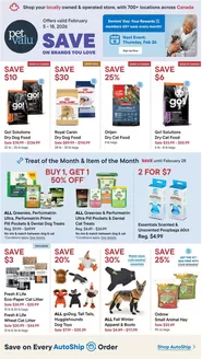 Petvalu catalogue in Ottawa | Weekly flyer  | 2026-02-05T00:00:00.000Z - 2026-02-18T00:00:00.000Z