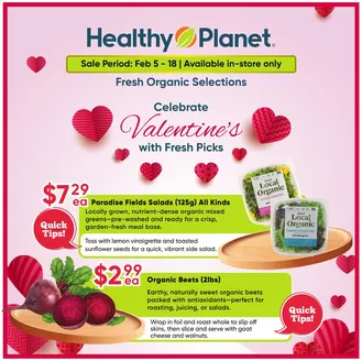 Healthy Planet catalogue in Burk's Falls ON | Celebrate Valentine's with fresh pick  | 2026-02-09T00:00:00.000Z - 2026-02-18T00:00:00.000Z