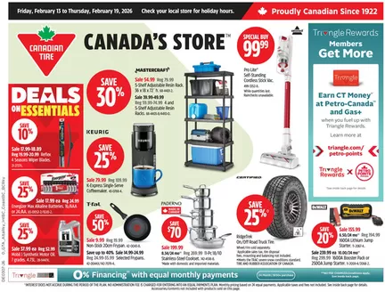 Canadian Tire catalogue in Calgary | Attractive special offers for everyone | 2026-02-12T00:00:00.000Z - 2026-02-18T00:00:00.000Z