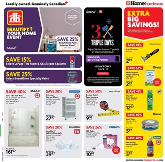 Home Hardware catalogue in Whitchurch-Stouffville | Home Hardware weekly flyer | 2026-02-12T00:00:00.000Z - 2026-02-25T00:00:00.000Z