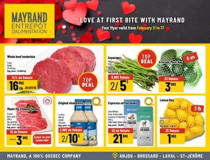 Mayrand catalogue in Matagami | Mayrand flyer | 2026-02-11T00:00:00.000Z - 2026-02-17T00:00:00.000Z