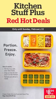 Kitchen Stuff Plus catalogue | Kitchen Stuff Plus weeky flyer | 2026-02-17T00:00:00.000Z - 2026-02-22T00:00:00.000Z