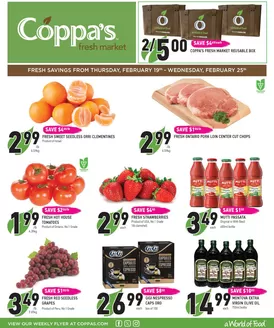 Coppa's catalogue in Mississauga | Weekly Flyer | 2026-02-19T00:00:00.000Z - 2026-02-25T00:00:00.000Z