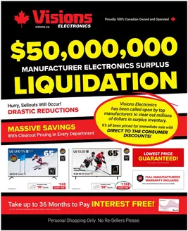 Visions Electronics catalogue in Lethbridge | Flyer | 2026-02-20T00:00:00.000Z - 2026-02-26T00:00:00.000Z