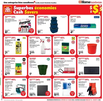 Home Hardware catalogue in Trois-Rivières | Discover attractive offers | 2026-02-26T00:00:00.000Z - 2026-03-11T00:00:00.000Z