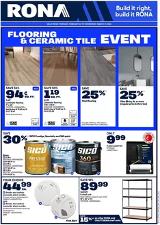 RONA catalogue in Châteauguay | RONA Weekly ad | 2026-02-26T00:00:00.000Z - 2026-03-11T00:00:00.000Z