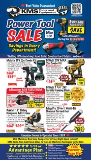 KMS Tools catalogue in Richmond Hill | KMS Tools 2603 March Flyer | 2026-03-01T00:00:00.000Z - 2026-03-31T00:00:00.000Z
