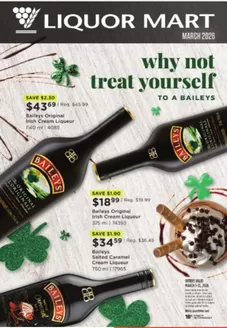 Liquor Mart catalogue in Wawa | Monthly flyer  | 2026-03-03T00:00:00.000Z - 2026-03-31T00:00:00.000Z