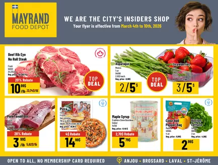 Mayrand catalogue in Red Lake | Mayrand flyer | 2026-03-04T00:00:00.000Z - 2026-03-10T00:00:00.000Z