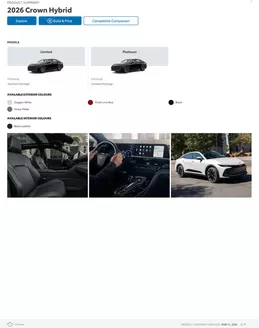 Toyota catalogue in amos (Quebec) | Crown | 2026-03-11T00:00:00.000Z - 2027-01-31T00:00:00.000Z