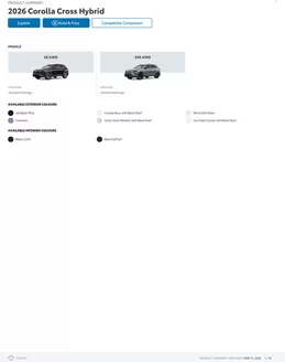 Toyota catalogue in Weyburn | Corolla Cross | 2026-03-11T00:00:00.000Z - 2027-01-31T00:00:00.000Z