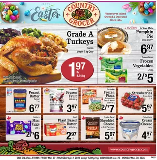 Country Grocer catalogue | Save now with our deals | 2026-03-25T00:00:00.000Z - 2026-04-02T00:00:00.000Z
