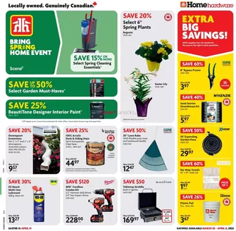 Home Hardware catalogue in Castlegar | Great offer for all customers | 2026-03-26T00:00:00.000Z - 2026-04-08T00:00:00.000Z