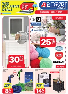 Rossy catalogue in Scarborough | Top deals and discounts | 2026-03-26T00:00:00.000Z - 2026-04-01T00:00:00.000Z