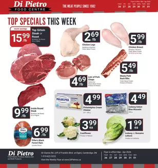 Di Pietro catalogue in Ottawa | Top specials this week | 2026-03-26T00:00:00.000Z - 2026-04-01T00:00:00.000Z
