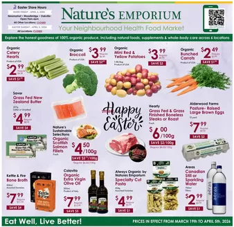 Nature's Emporium catalogue in Brantford | Nature's Emporium Bi-Weekly Flyer  | 2026-03-27T00:00:00.000Z - 2026-04-05T00:00:00.000Z