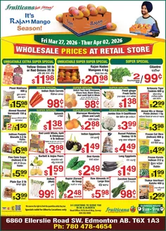 Fruiticana catalogue in Leduc | Exclusive deals for our customers | 2026-03-27T00:00:00.000Z - 2026-04-02T00:00:00.000Z